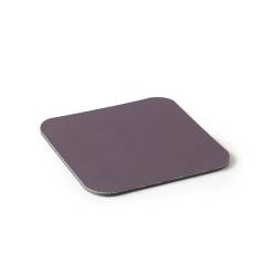 Purple pvc laminated pvc square coaster Star cm 10